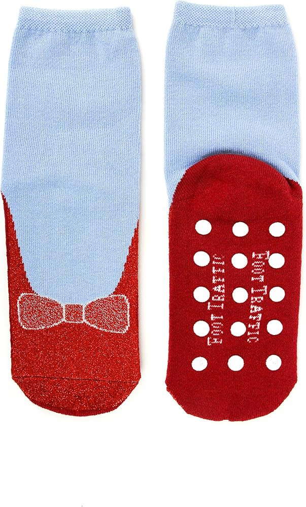 Foot Traffic Novelty Slip Grip Socks for Women, Warm Slipper Socks with Nonslip Pads | Amazon (US)