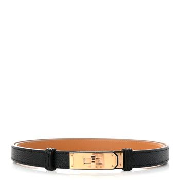 Epsom Kelly Belt Black | FASHIONPHILE (US)