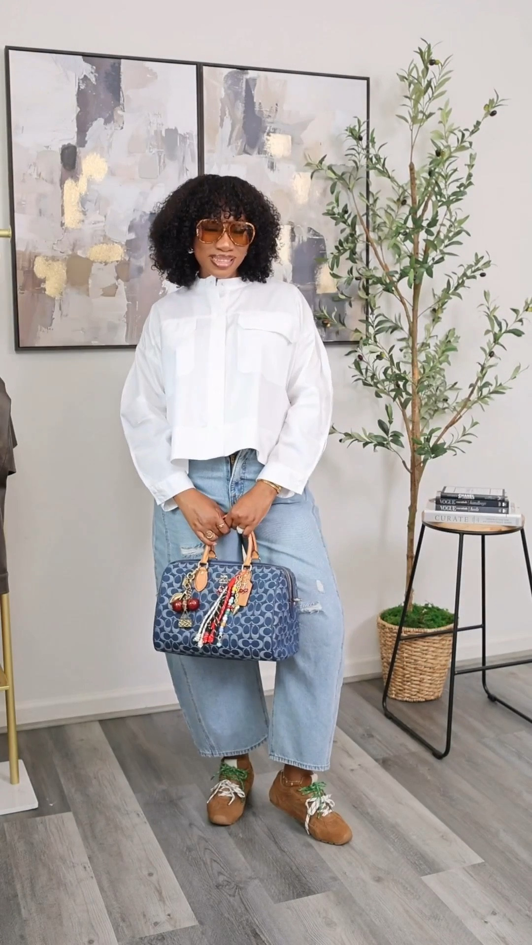 Easy spring outfit… Love a casual vibe, especially because this barrel jeans is under $30. 
Size large top (fits oversized)
Size 12 jeans


#LTKSeasonal #LTKootd #LTKBump