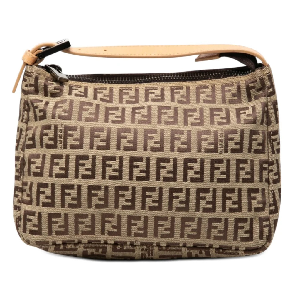 Calf Leather Zucchino Canvas Handbag | The RealReal