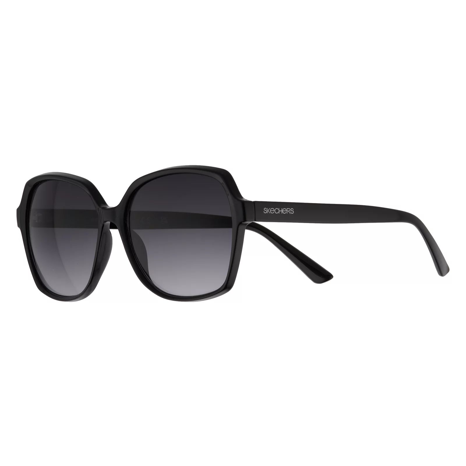 Skechers Women's 58mm Oversized Butterfly Sunglasses, Black | Kohl's