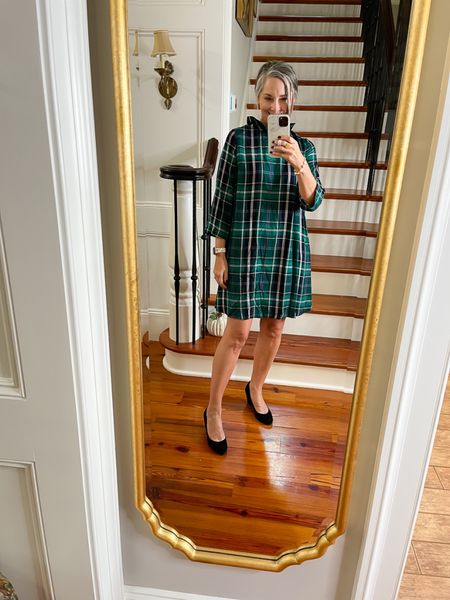 Mad for plaid with this designer look alike swing dress at a fraction of the price with ruffle neck and bow tie back. Perfect for fall and winter + holiday parties! 

#LTKSeasonal #LTKstyletip #LTKHoliday