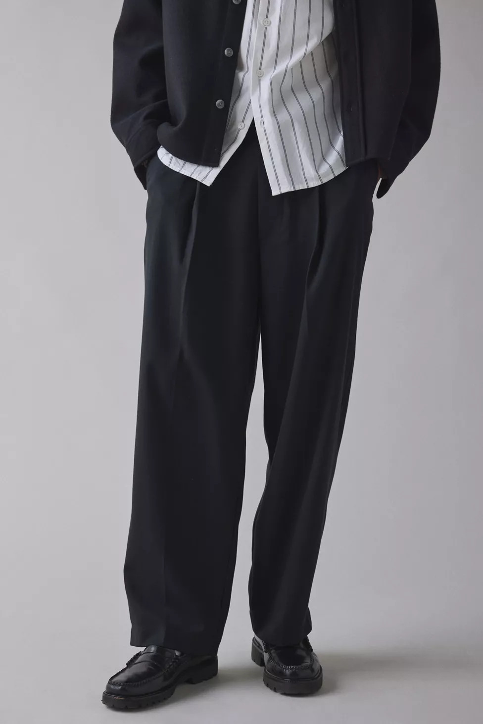 Standard Cloth Jason Relaxed Pleated Trouser Pant | Urban Outfitters (US and RoW)