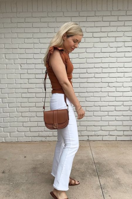 White jeans
Jeans
White denim
Sandals 

Resort wear
Vacation outfit
Date night outfit
Spring outfit
#Itkseasonal
#Itkover40
#Itku
#ltkvideo
#ltkitbag

#LTKfindsunder50 #LTKfindsunder100 #LTKshoecrush