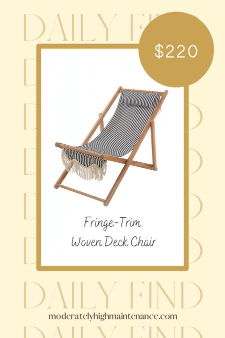 Thai woven deck chair with a fringe trim is one you can’t miss! Add this to your summer collection now!

#homedecor #airbnbproperties #airbnb #airbnbdecor #airbnbhost #airbnbproducts
#interiordesign #housedecor #favorites #homedecorfavorites #homedecoressentials #musthaves #homedecormusthaves #summerfinds #decorating #modern #modernhomedecor #aesthetic #aesthetichome #modernaesthetic #modernminimalistic #modernminimalistichome #homeinterior #bestproductshome #besthomeproducts #homeessentials #pattern #livingroom #kitchen #diningroom #bedroom #wall #outdoor #wooden  #patiochair #decorativechair #outdoorchair #deckchair #aestheticdeckchair #outdoordecor #summer #summerfurniture

#LTKhome #LTKFind