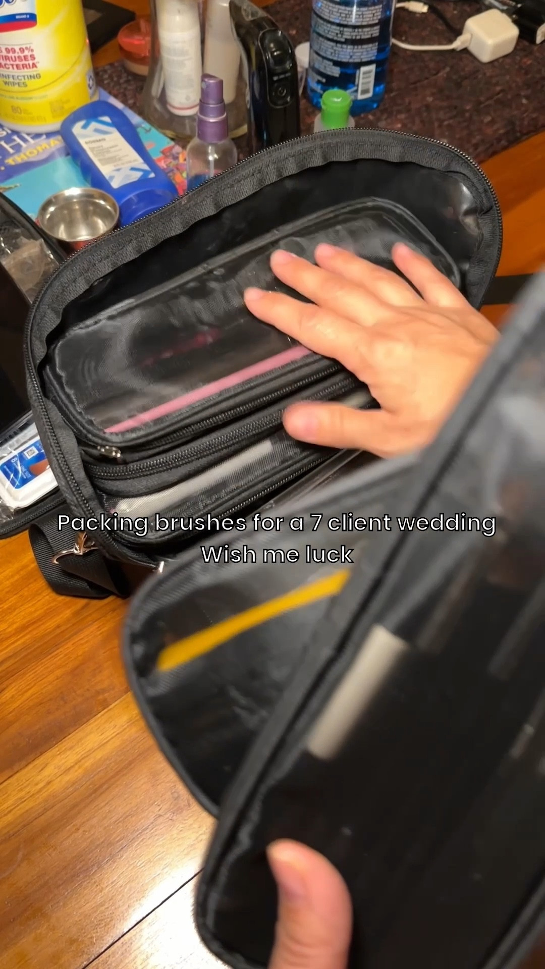 How I prepare for a big wedding. Each client gets their own set of clean brushes. 

#LTKParties #LTKWedding #LTKBeauty