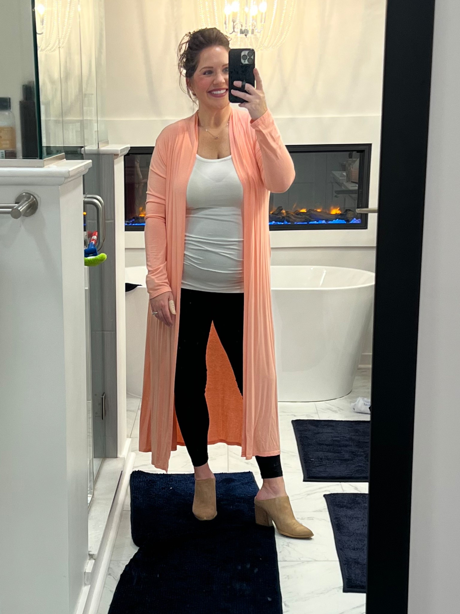 Date night look for a comedy show. 

Maternity looks 
Maternity inspiration 
Maternity outfits 

#LTKBaby #LTKFindsUnder50 #LTKBump