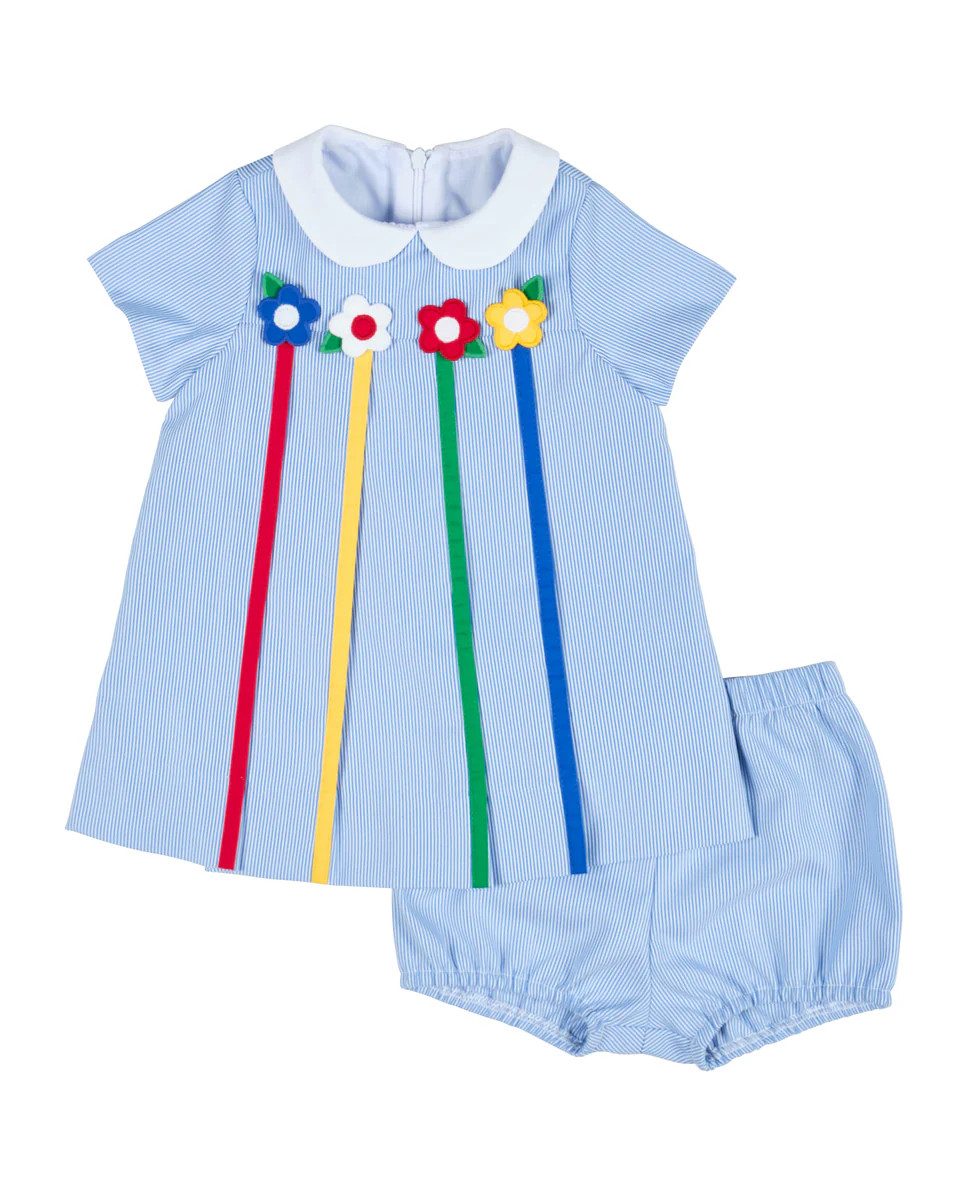 Dress With Flowers and Bloomer | Florence Eiseman