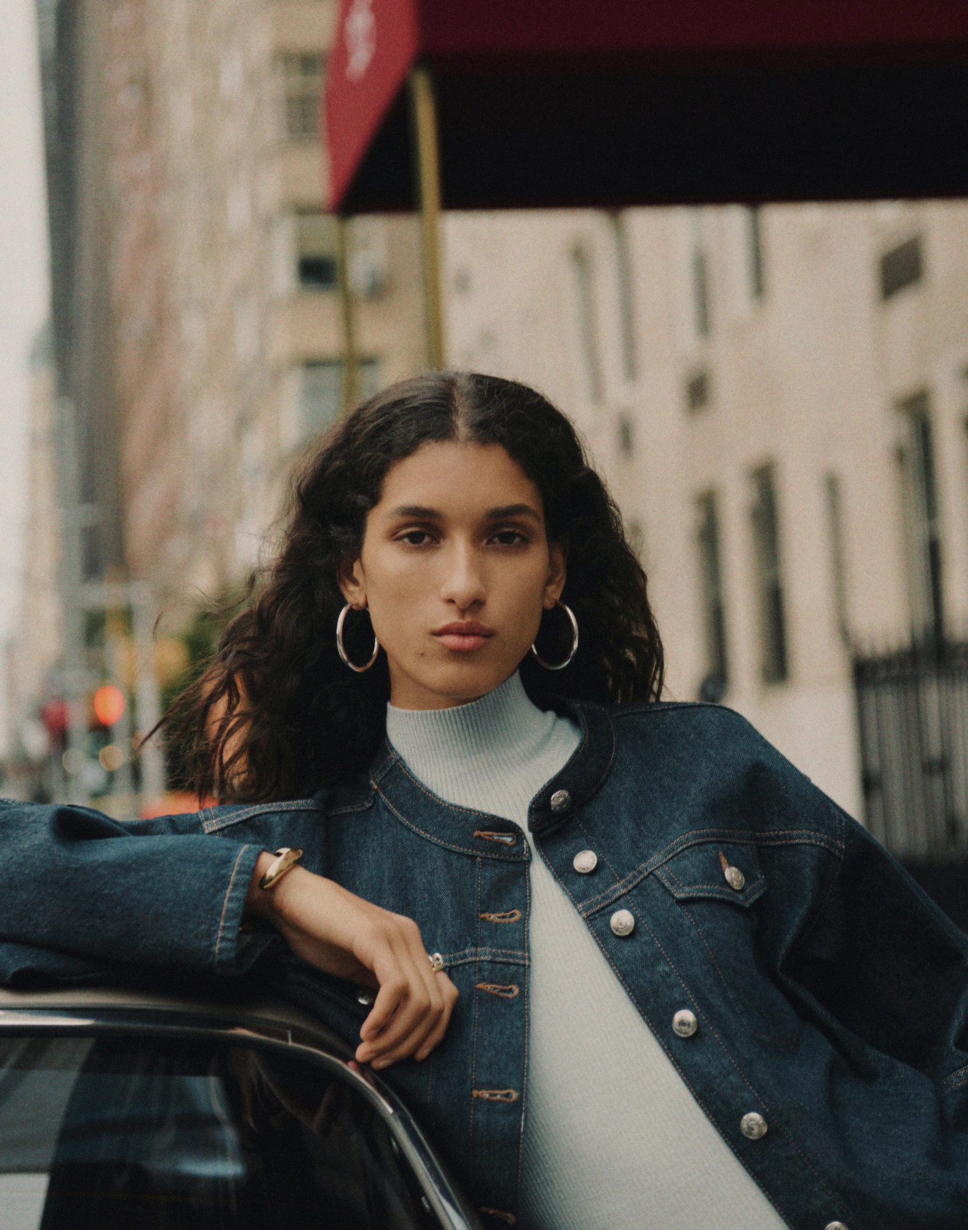 Cocoon-Sleeve Denim Lady Jacket | Madewell | Madewell