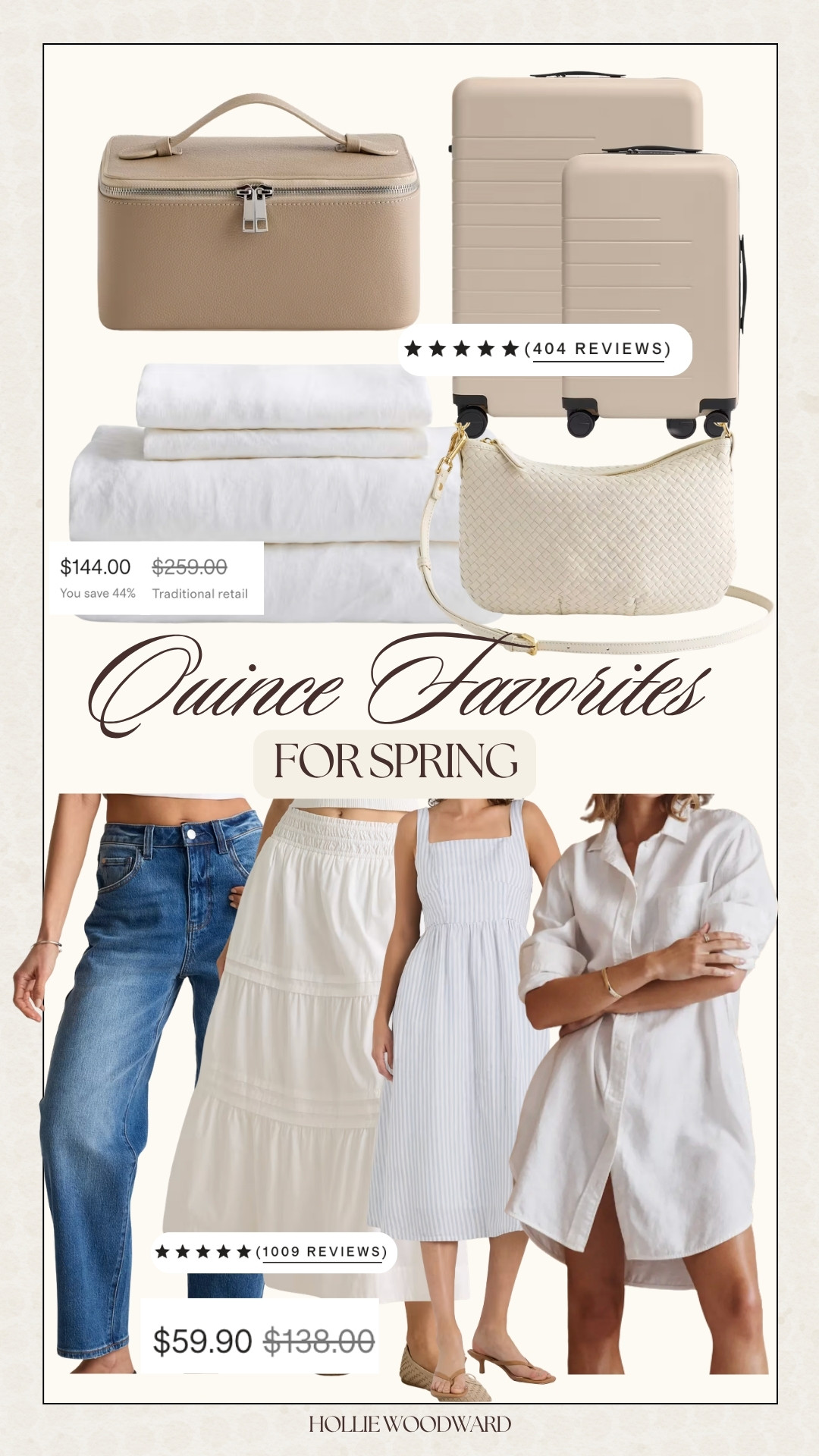 quince spring favorites 🤍 

 