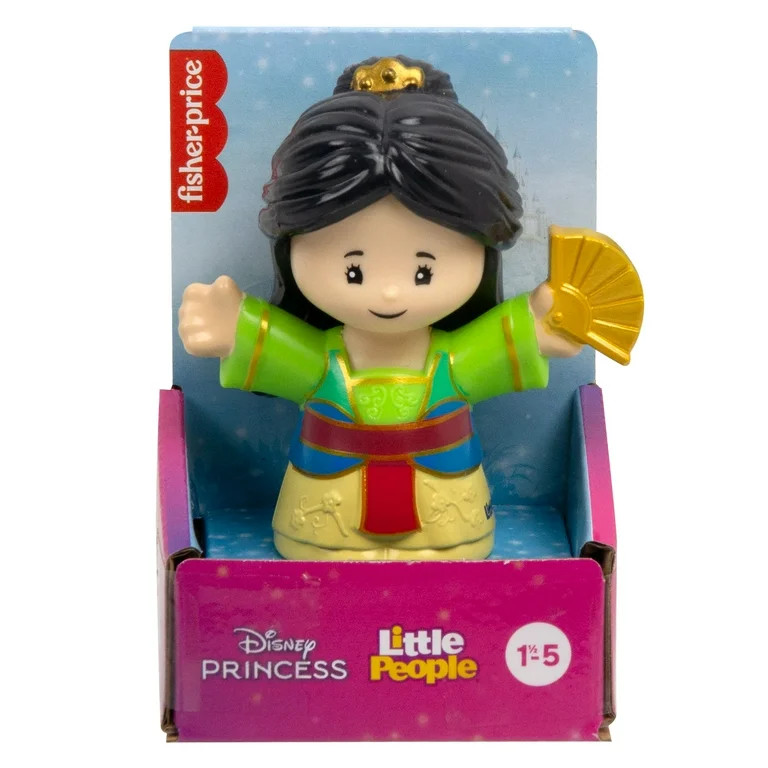 Disney Princess Mulan Little People Single Character Figure Toddler Toy for Pretend Play | Walmart (US)
