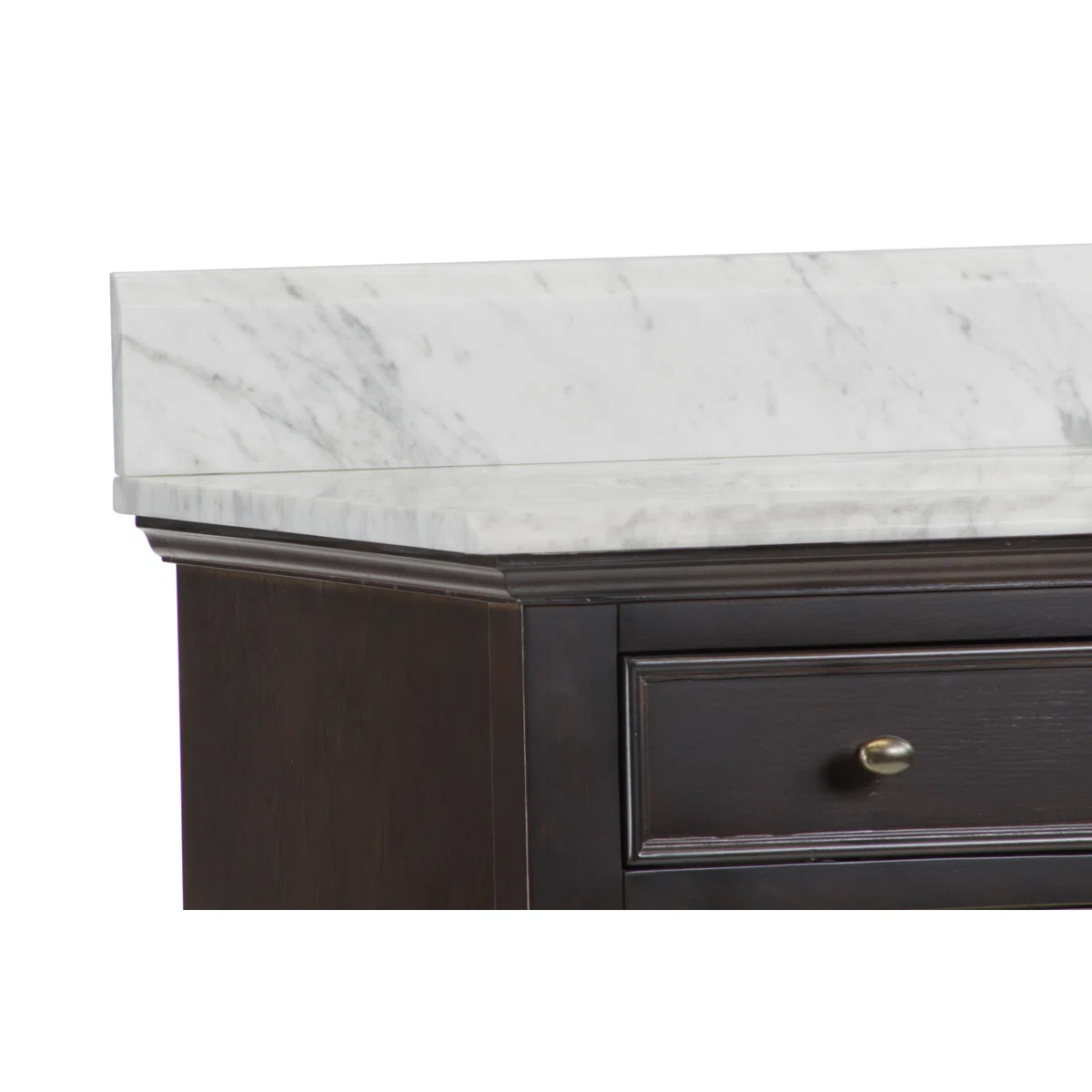 Chauvigny 30'' Single Bathroom Vanity with Carrara Marble Top | Wayfair North America