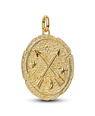 Crossing Arrows Oversized Medallion Charms | Macy's