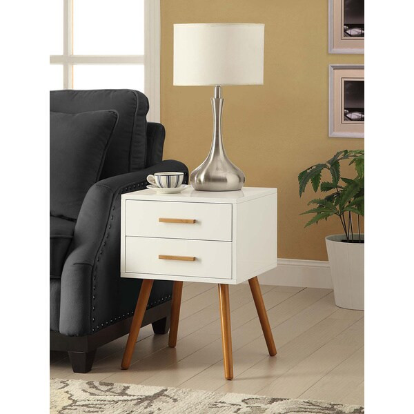 Convenience Concepts Oslo Two-drawer End Table | Bed Bath & Beyond