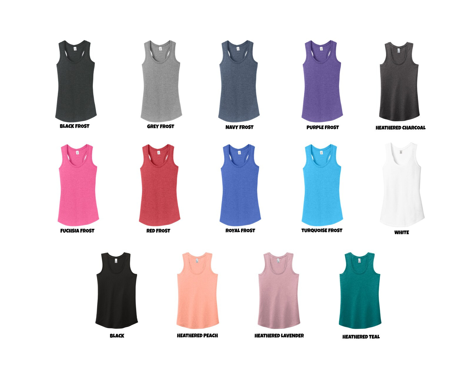 District Womens Perfect Tri Racerback Tank Custom Tank Top - Etsy | Etsy (US)