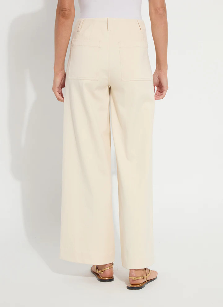 Nova Hi Waist Pintuck Denim - Coco Clay (29.5" Inseam) | Lysse NY