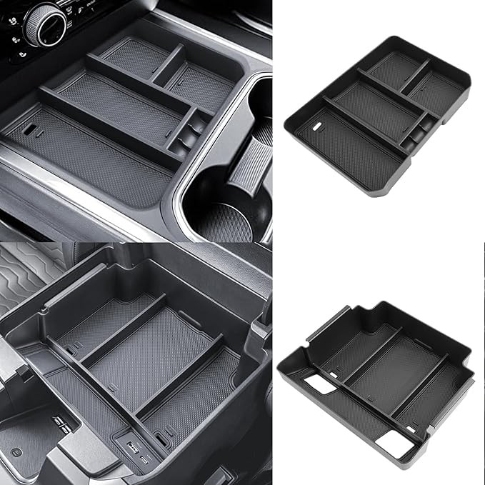 Autorder 2PCS Center Console Organizer for 2024-2026 Chevy Silverado 2500HD/3500HD Accessories - ... | Amazon (US)