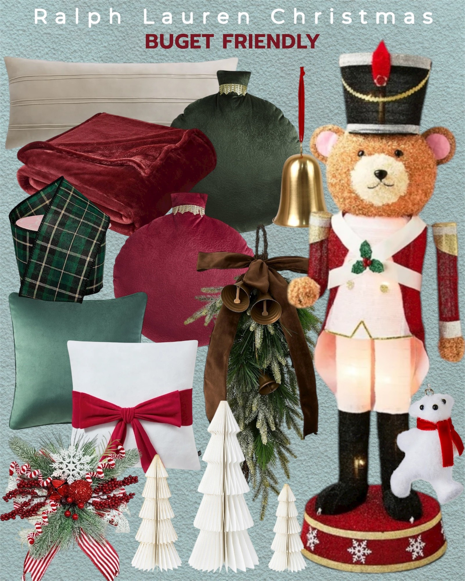Ralph Lauren Christmas vibes on a budget. All from Walmart. 




Walmart Ralph Lauren Christmas, Christmas decor, garland, patio decor, plaid decor, tartan 

#LTKSeasonal #LTKHoliday #LTKHome
