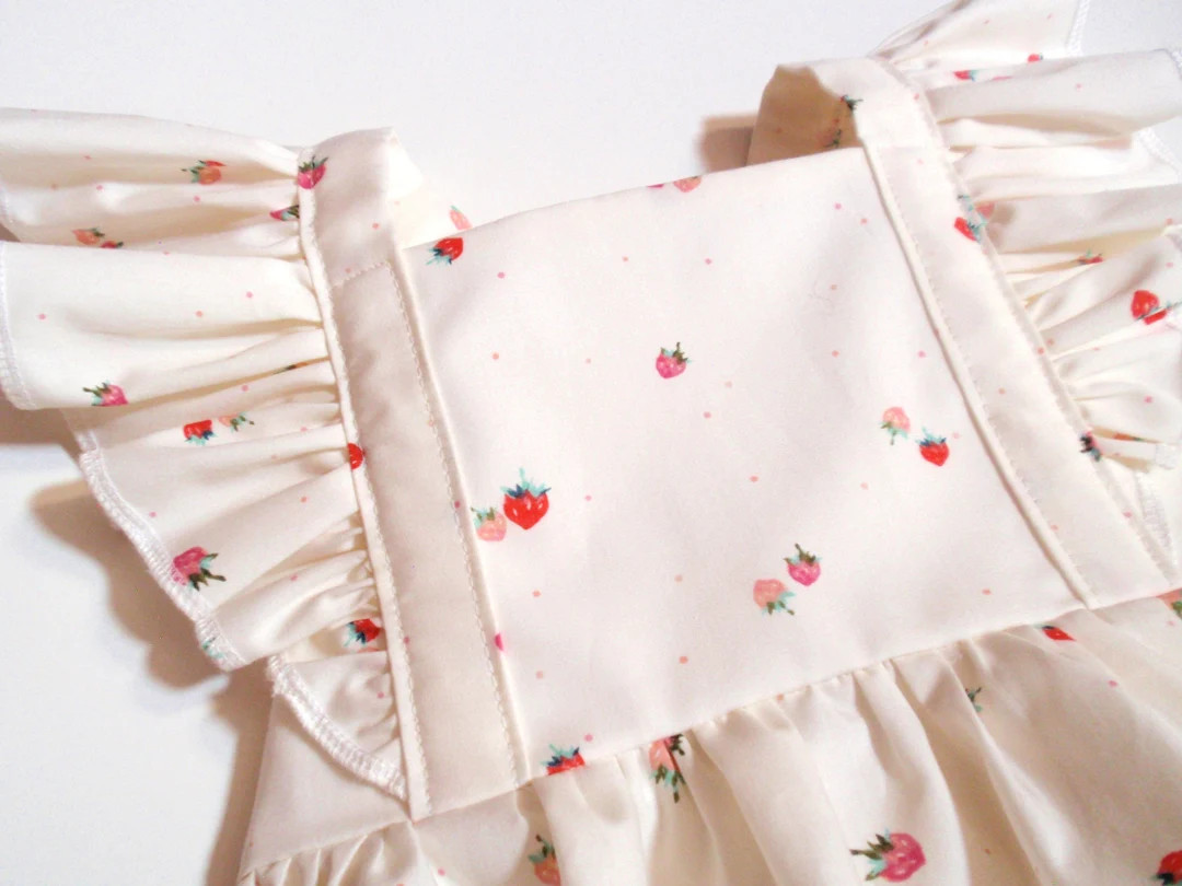 Baby Girl Strawberry Romper: Berry 1st Birthday, Newborn, Toddler, strawberries and cream Bubble ... | Etsy (US)