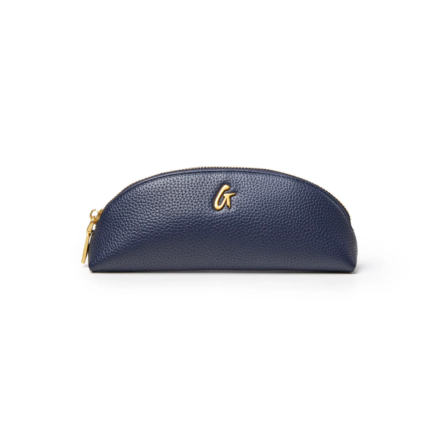 PEBBLE PENCIL POUCH - NAVY | Glam-Aholic Lifestyle