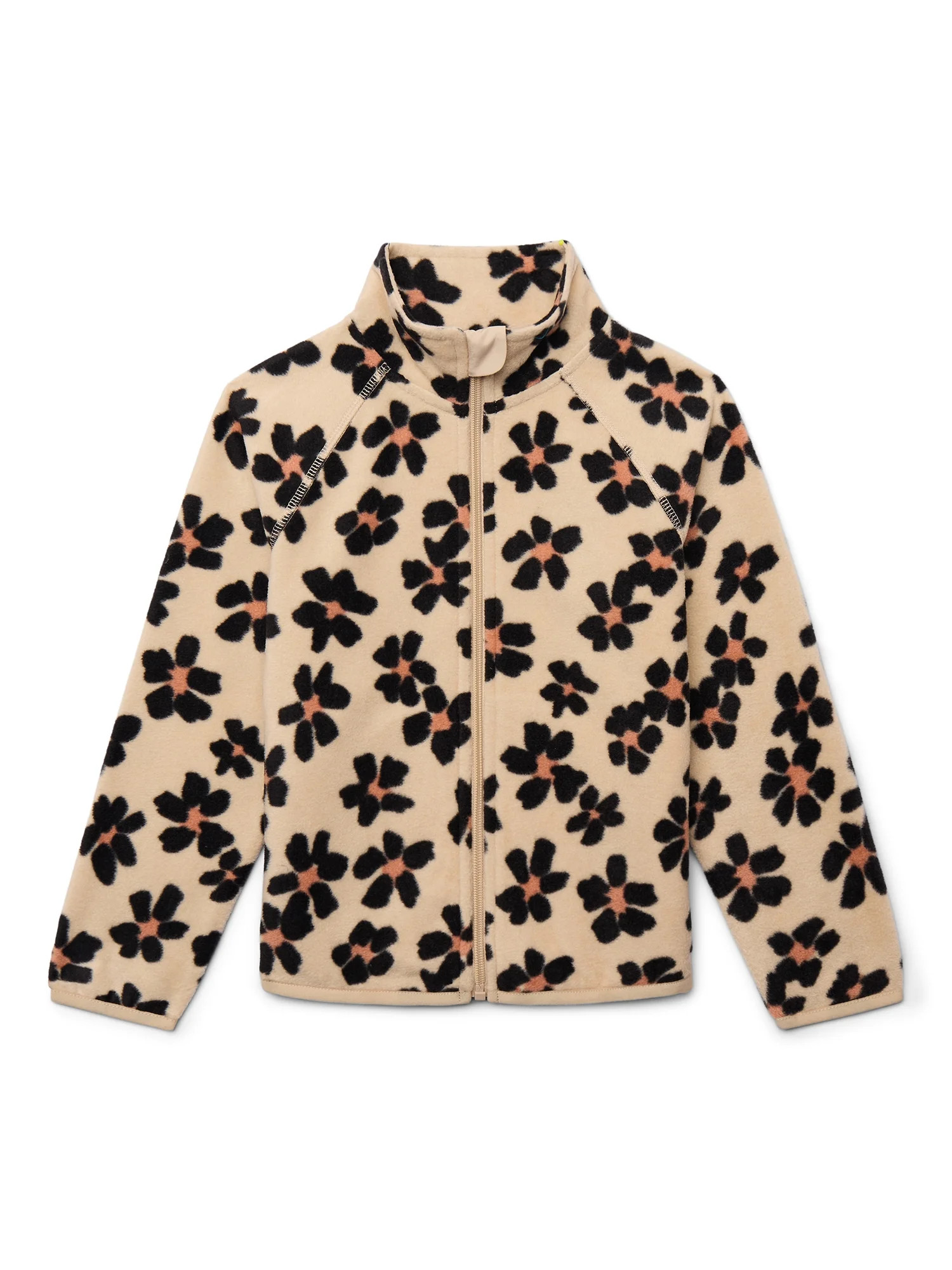 Wonder Nation Girls Microfleece Full Zip Jacket, Sizes 4-18 | Walmart (US)