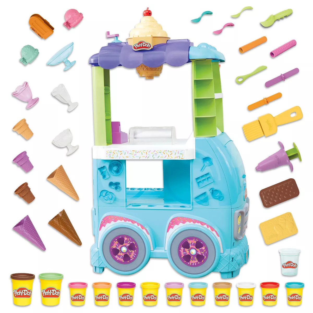 Play-Doh Kitchen Creations Ultimate Ice Cream Toy Truck Playset | Target