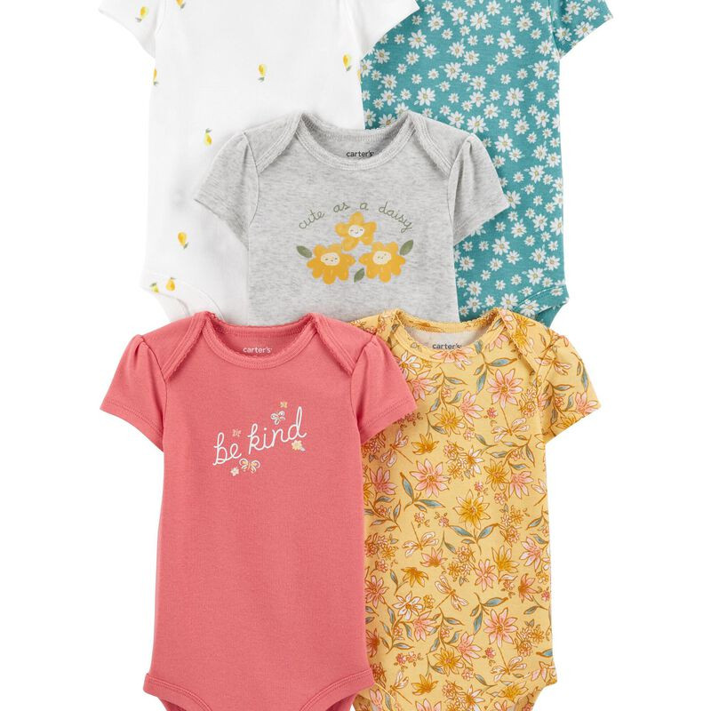5-Pack Short-Sleeve Original Bodysuits | Carter's