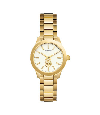 Tory Burch Collins Watch, Gold-Tone, 32 Mm | Tory Burch US