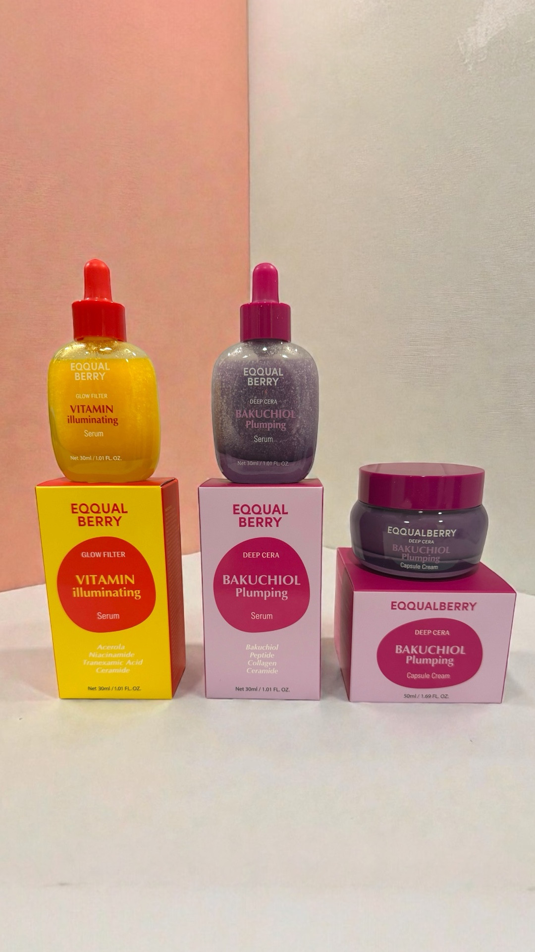 🎁Great Gift Idea 🎁
Dull skin? Fine lines? You have to try my EQQUALBERRY faves ✨  
My skin has been thriving since I added these EQQUALBERRY favorites to my day + night routine—and I had to share because the glow is REAL 💖

If you want brighter, smoother, plumper skin without irritation, this trio is a must 👇

🌞 DAY: Vitamin Illuminating Serum
This lightweight, fast-absorbing serum gives me an instant glow without any stickiness ✨
💛 Powered by 40% Acerola Vitamin C, Niacinamide, Arbutin, Ceramides & 8 types of Hyaluronic Acid
✔️ Brightens dull skin
✔️ Evens tone & boosts radiance
✔️ Hydrates deeply while protecting the skin barrier

🌙 NIGHT: Bakuchiol Plumping Face Serum
My gentle, retinol-free night serum that actually delivers results 💫
🌿 With Bakuchiol (5,000 ppm), 13 Peptides & Ceramides
✔️ Smooths fine lines
✔️ Firms & plumps
✔️ Refines pores while restoring hydration

🧴 DAY & NIGHT: Bakuchiol Plumping Capsule Cream
This rich cream is chef’s kiss 🤍 The microcapsules melt into the skin and seal everything in
✔️ Locks in moisture
✔️ Boosts elasticity & firmness
✔️ Leaves skin soft, bouncy & visibly plump

✨ After using these consistently, my skin feels hydrated, silky, radiant, and youthful—the kind of glow you don’t want to cover up 💖

🔗 I have linked these amazing products to my LTK. Happy glowing!

#gifted by @cosmetic_jolse x @eqqualberry_global
#eqqualberry #jolse #skincarefavorites #glowingskin #ltkbeauty #koreanskincare#LTKFindsUnder50 

#LTKMothersDay #LTKmomlife #LTKBeauty