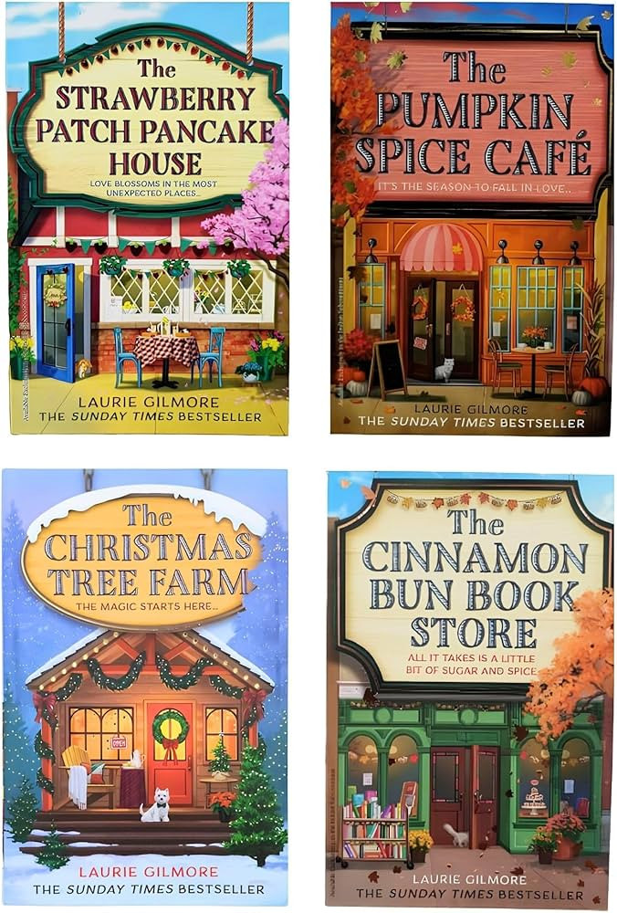 Dream Harbor Collection 4 Books Set By Laurie Gilmore (The Pumpkin Spice Café Coloring Book, The... | Amazon (US)
