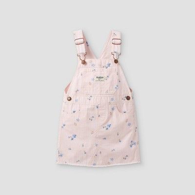 OshKosh B'gosh Toddler Girls' Striped Floral Skirtall - Pink | Target