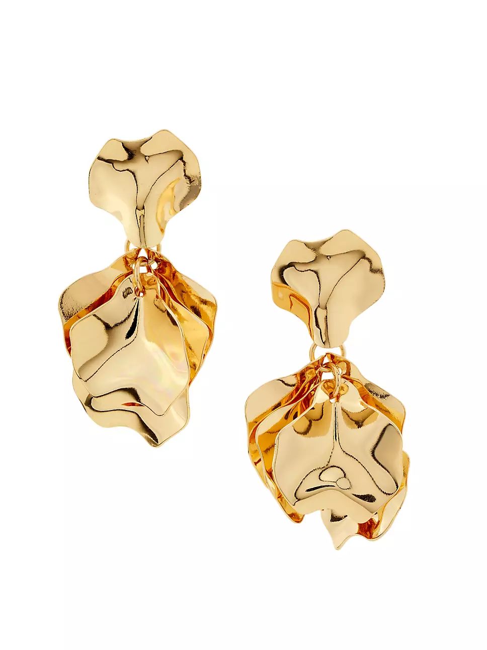 Ruellia 14K-Gold-Plated Drop Earrings | Saks Fifth Avenue
