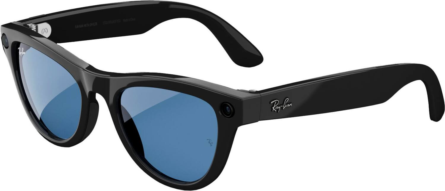 Ray-Ban Meta Skyler glasses with Meta AI, Audio, Photo, Video Compatibility Transitions Blue Lens... | Best Buy U.S.