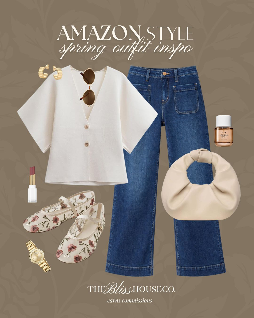 A soft, feminine spring outfit with elevated basics and delicate details for an effortlessly polished look. 🤍

Amazon spring outfit, feminine outfit ideas, neutral outfit inspo, casual chic outfit women, elevated basics outfit, amazon fashion finds, classic outfit women, everyday polished outfit, spring outfit ideas women, floral flats outfit, simple chic outfit, capsule wardrobe spring, effortless outfit ideas, neutral style outfit, amazon outfit inspo 

 #LTKootd #LTKSeasonal