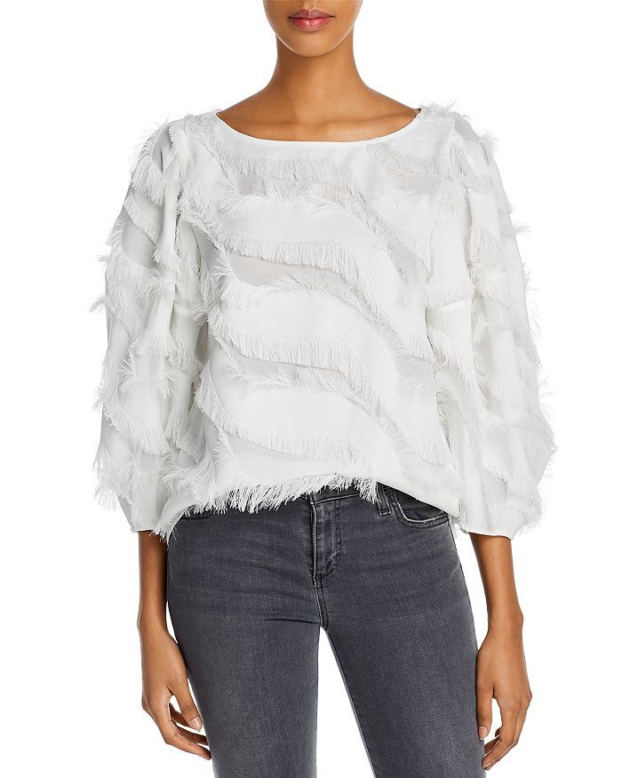 Kinzie Fringed Top | Bloomingdale's (US)