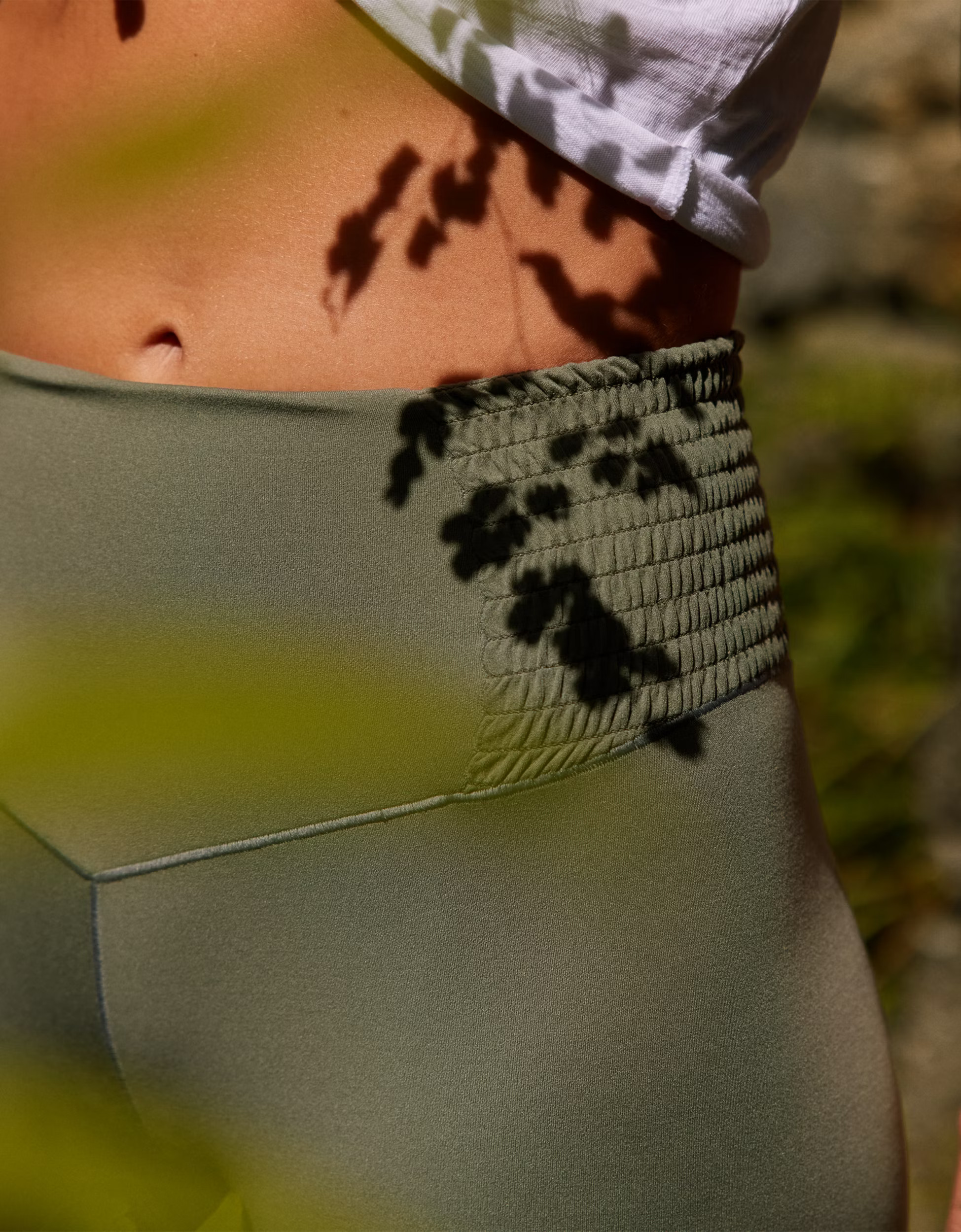 OFFLINE By Aerie Real Me Smocked Legging | American Eagle Outfitters (US & CA)