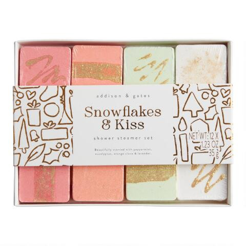 A&G Snowflakes & Kisses Shower Steamer 12 Count | World Market
