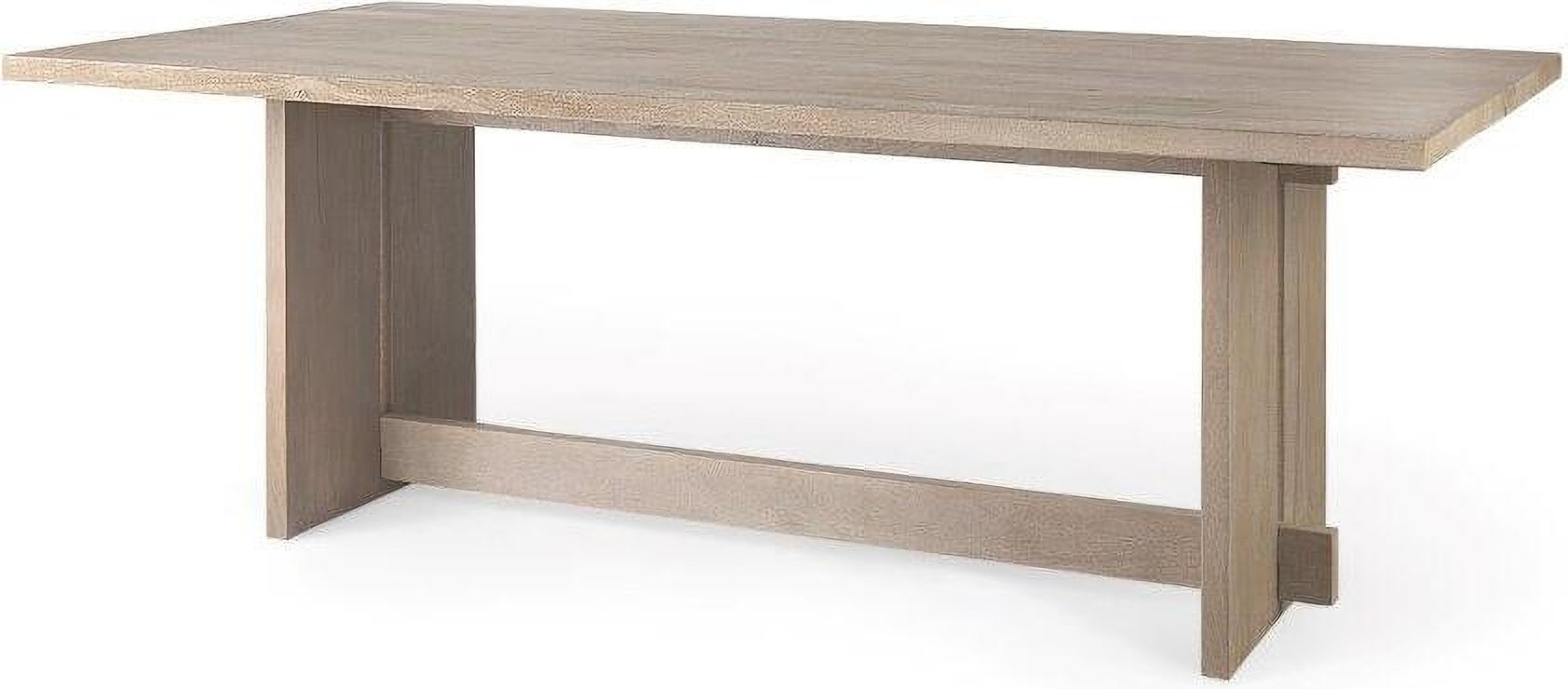 Aida Light Gray Wood Dining Table | 1stopbedrooms