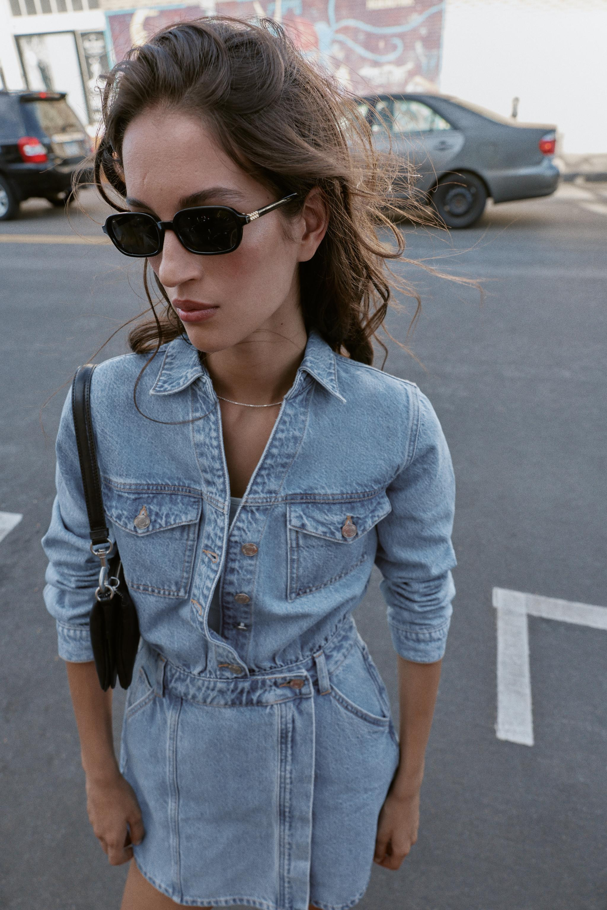 RUFFLED SHORT DRESS | Zara US