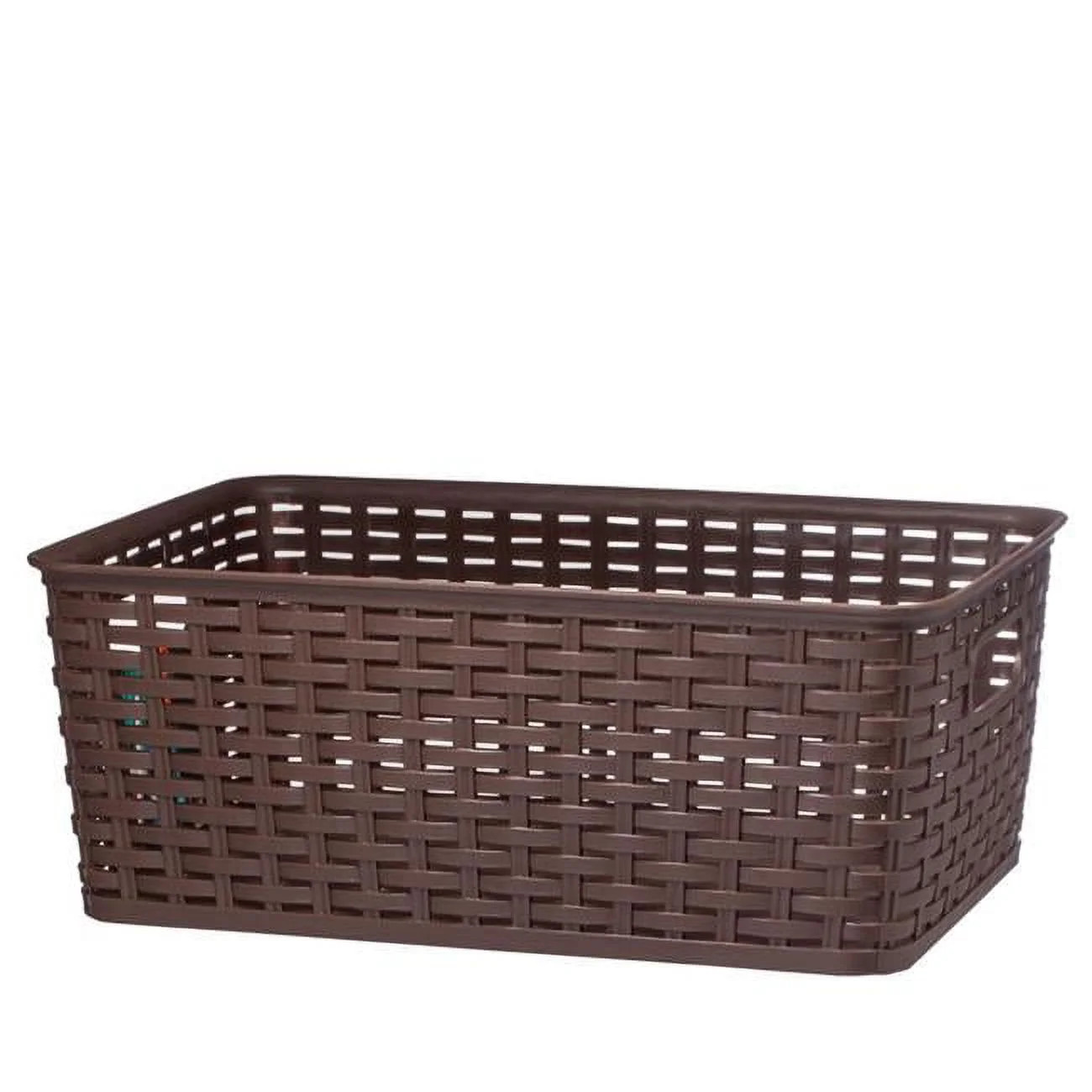 Nua Gifts 425 - B Medium Rattan Storage Basket  15.13 x 16.75 x 5.88 in. - Brown | Walmart (US)