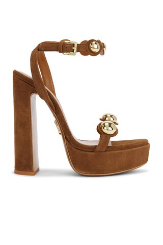 retrofete Lirica Platform in Cognac & Gold from Revolve.com | Revolve Clothing (Global)