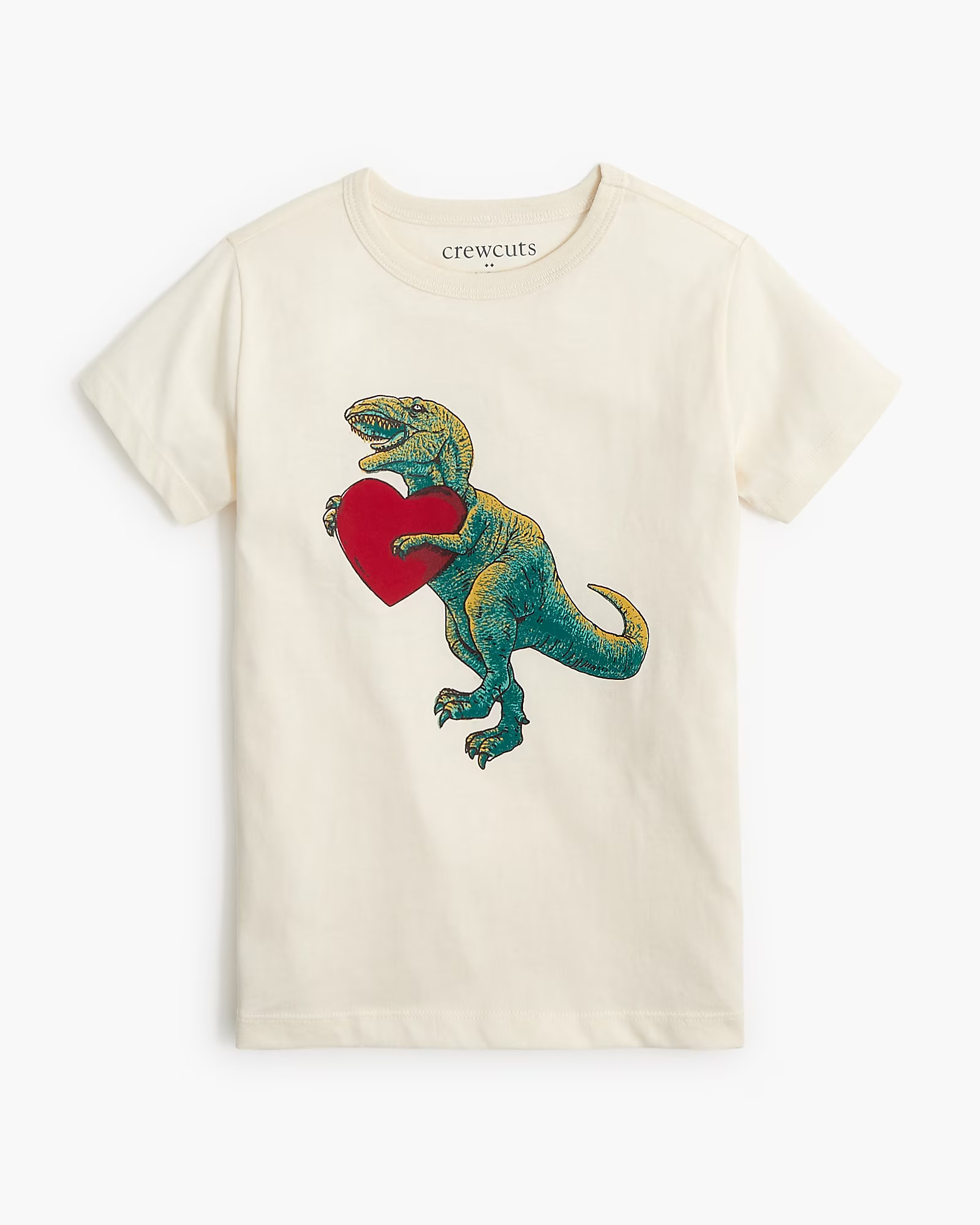 Boys' dinosaur heart graphic tee | J.Crew Factory