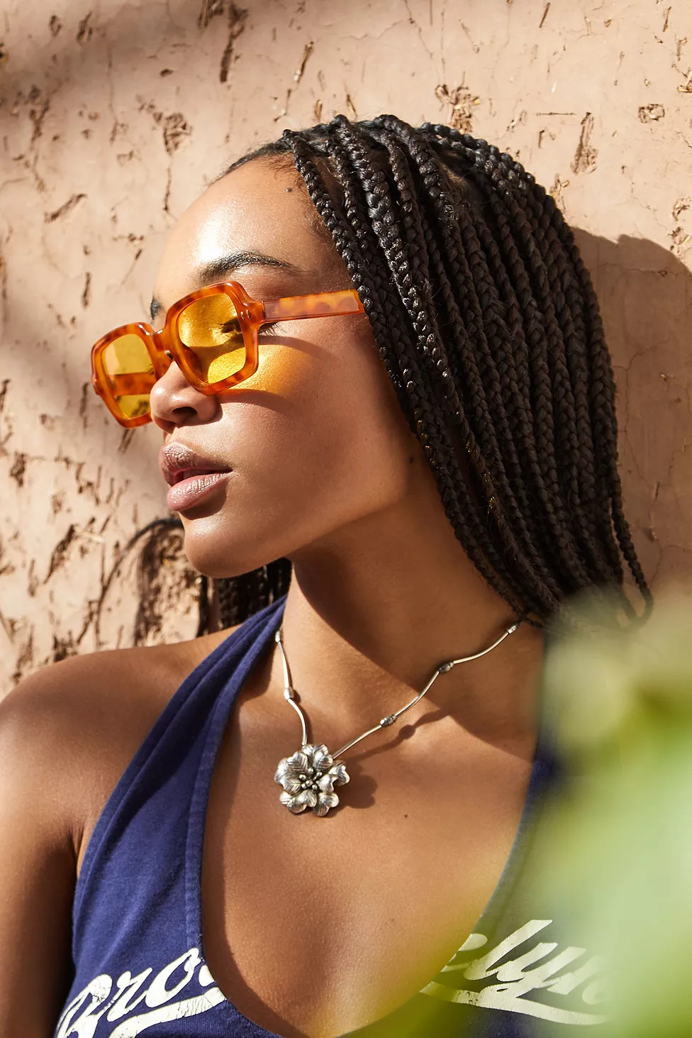 UO Izzy Vintage Square Sunglasses | Urban Outfitters (EU)