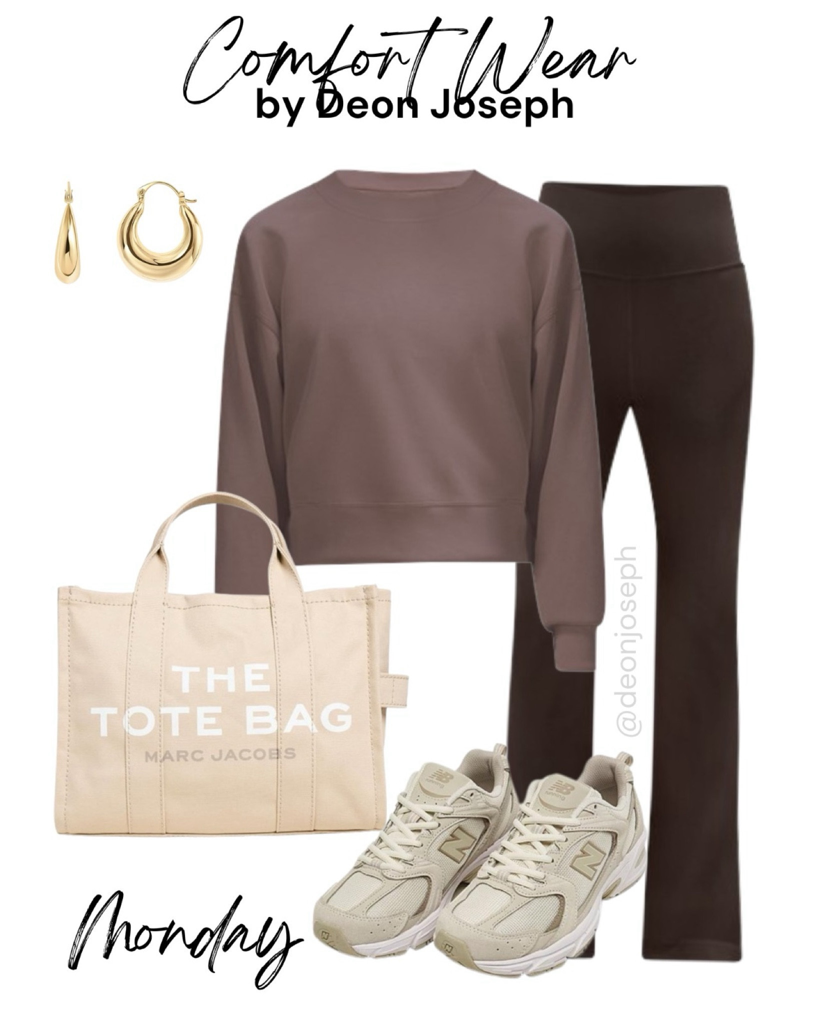 Lazy Mondays after New Years Eve are for a pair of sweats! Just add a Marc Jacobs tote bag then you're good to go! 

#LTKfitness #LTKstyletip #LTKworkwear