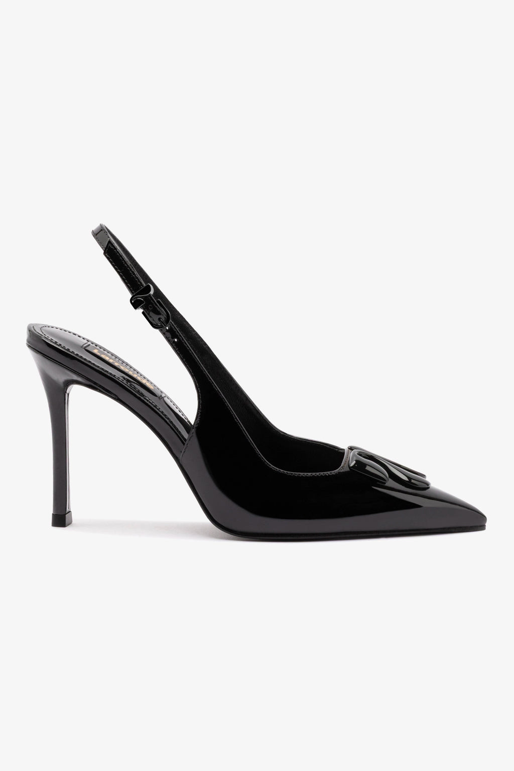 Kaitlan LL Pump In Black Patent Leather | Larroude