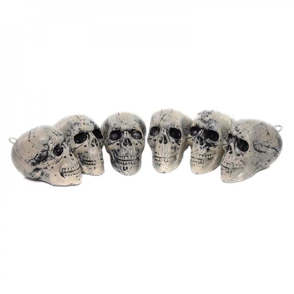 Promotion Clearance Halloween Skull Hanging Ornaments Plastic Skull Bone Head Scene Layout Props ... | Walmart (US)