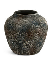 9.5x10 Textured Glazed Vase | Home | Marshalls | Marshalls