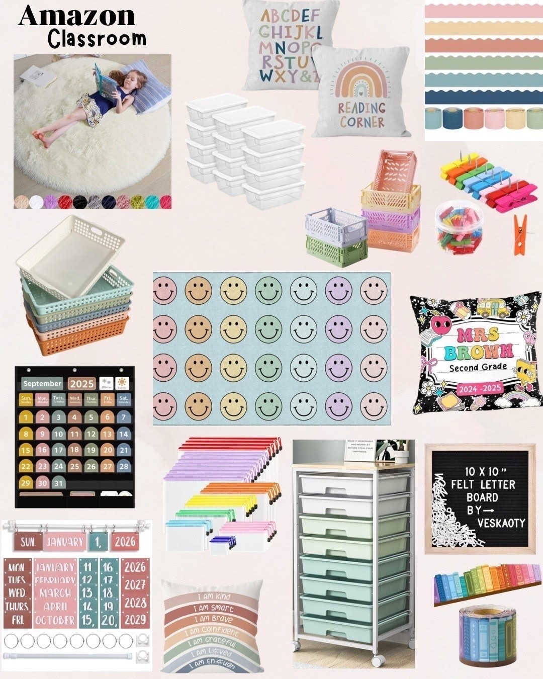 Amazon classroom. Classroom decor. Classroom organization. Classroom library. Classroom bins. Classroom rug. Classroom carpet. Classroom calendar.

#LTKKids #LTKHome