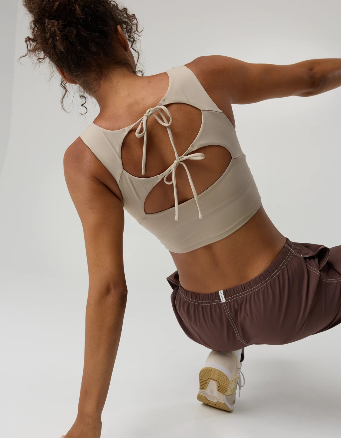 OFFLINE By Aerie Real Me Xtra Tie Back Longline Sports Bra | Aerie