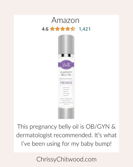 This pregnancy belly oil is OB/GYN and dermatologist recommended. It’s what I’ve been using for my baby bump with my 2nd baby!

Stretch mark prevention, stretch mark protection, pregnant, Amazon find, favorite finds, clean beauty

#LTKbump #LTKfindsunder50 #LTKbeauty